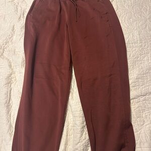 Athleta Maroon Track Pants